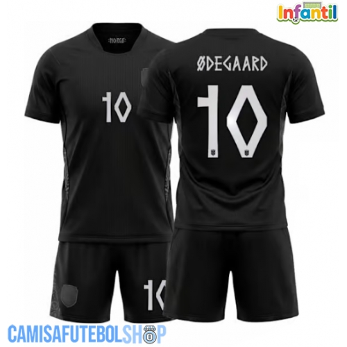 Camisa de time de futebol Noruega Martin Odegaard #10 Replicas 2º Equipamento Infantil Mundo 2026 Manga Curta (+ Calças curtas)